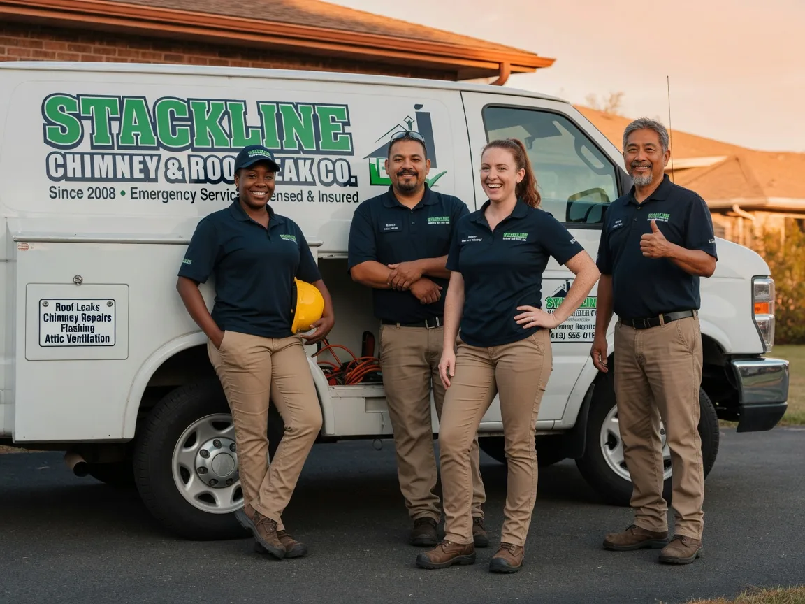 Chimney flashing repair company in Roduco, NC